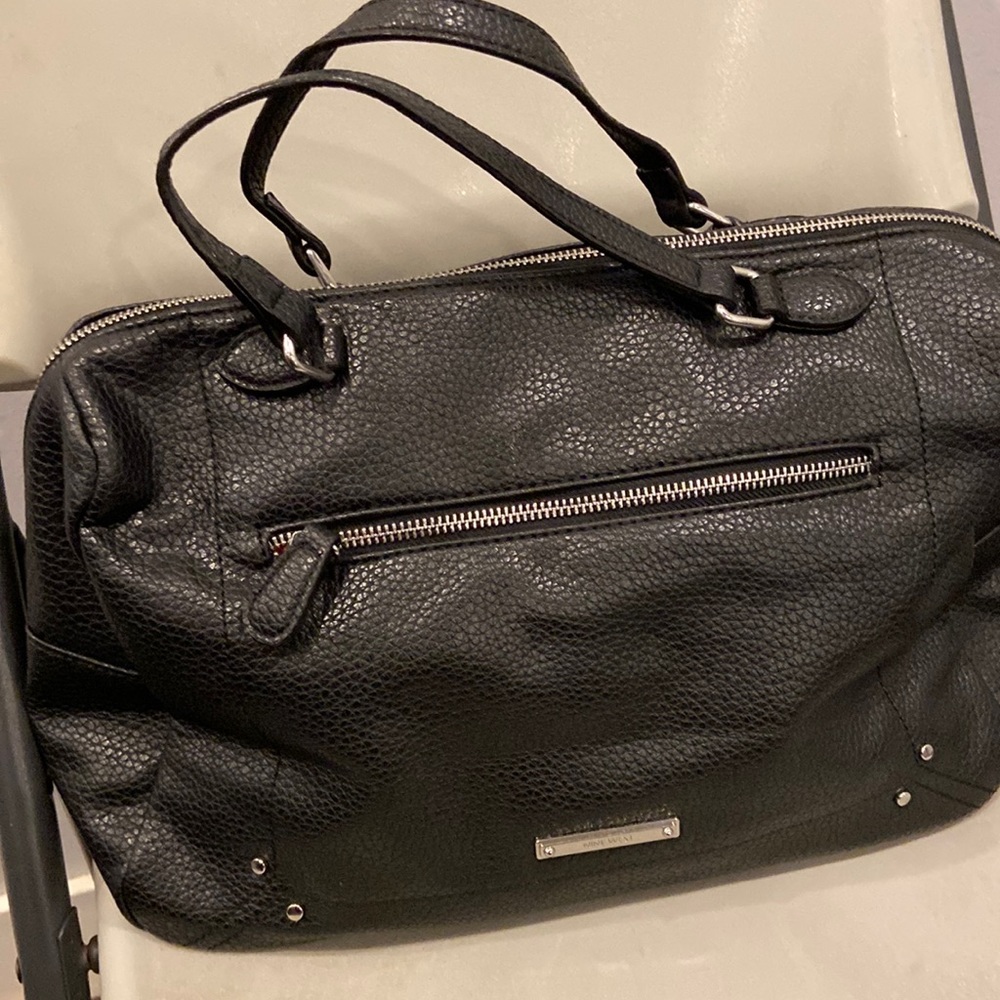 Nine West Women Black Leather Purse